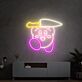Videospielfigur mit Kochmesser LED-Neonschild für Gamingzimmer Wohnzimmer