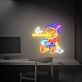 Verspieltes LED Neonschild mit Cartoon Junge und langem Nasen Motiv für kreative Wanddekoration und modernes Zimmerdesign