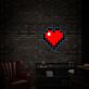 Pixel Herz LED-Neonschild Wohnzimmer Gamingzimmer