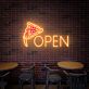 Pizza Geöffnet LED Neonschild für Restaurant und Küche