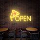 Pizza Geöffnet LED Neonschild für Restaurant und Küche