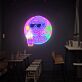 Alien mit Getränk und Palmen LED-Neonschild für Bar Café