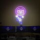 Comicfigur mit Umhang LED-Neonschild Gamingzimmer