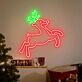 Bring the festive glow to your celebrations and spaces with Reindeer Led Neon Sign Home Neon Wall Art, perfect for Christmas Decor, office festivities, and holiday-themed bars.