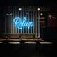 Relax LED-Neonschild für Bar Lounge