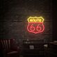 ROUTE 66 LED-Neonschild für Bar und Wohnzimmer