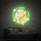 Katze mit Mond und Sternen LED-Neonschild Wohnzimmer Schlafzimmer