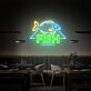 Fisch LED-Neonschild für Restaurant und Bar