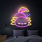 Schlafender Axolotl LED-Neonschild für Schlafzimmer und Kinderzimmer