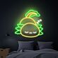 Schlafender Axolotl LED-Neonschild für Schlafzimmer und Kinderzimmer