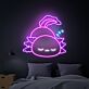 Schlafender Axolotl LED-Neonschild für Schlafzimmer und Kinderzimmer