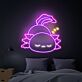 Schlafender Axolotl LED-Neonschild für Schlafzimmer und Kinderzimmer