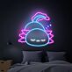 Schlafender Axolotl LED-Neonschild für Schlafzimmer und Kinderzimmer