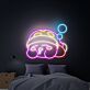 Schlafender Kirby als LED-Neonschild
