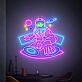 Elevate Your Space Adventure: Spaceman LED Neon Sign DJ Astronaut Neon Light Sign Wall Art for Home, Office, and Entertainment Venues.