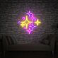 Brighten Up Your Kids' Room, Play Area, and Birthday Celebrations with Sparkle Stars LED Neon Sign Decor.