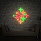 Funkelnde Sterne als LED-Neonschild