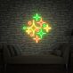 Funkelnde Sterne als LED-Neonschild