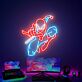 Dynamisches Superheld Neon LED Wandlicht im Comic Stil für Gaming Room Studio und moderne Wanddekoration