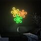 Brighten Up Your Kid's Room, Play Areas, and Birthday Celebrations with Spongebob Flower LED Neon Sign Flower Neon Light Decoration.