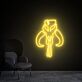 Schädel mit Hörnern LED-Neonschild für Wohnzimmer Gamingzimmer