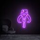 Schädel mit Hörnern LED-Neonschild für Wohnzimmer Gamingzimmer