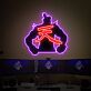 Level Up Your Game Room, Office, or Bar Ambiance with the Street Fighter Led UV Neon Sign Akuma With Printing Acrylic Backboard