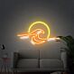Brighten Up Your Space with the Sunrise Sunset Wave Ocean Led Neon Sign - Perfect for Bedrooms, Offices, Stores, Bars, Weddings, and Parties.