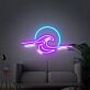 Meereswelle mit Sonne LED-Neonschild Wohnzimmer Bar