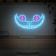 Grinsekatze Gesicht LED-Neonschild Wohnzimmer Gamingzimmer