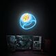 Blitzsymbol in Ringform LED-Neonschild für Gamingzimmer und Schreibtischdekor