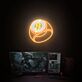 Blitzsymbol in Ringform LED-Neonschild für Gamingzimmer und Schreibtischdekor