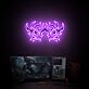 Tribal Augen LED-Neonschild für Gaming und Wohnzimmer