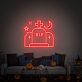 RIP LED-Neonschild Halloween Wohnzimmer