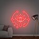 Auge Symbol mit geometrischen Elementen LED-Neonschild für Wohnzimmer Gamingzimmer