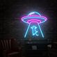 Brighten Your Nights: Ufo Led Neon Sign for Lively Home Ambiance, Bedroom Chic, and Electrifying Party Vibes