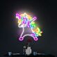 tanzendes Einhorn LED-Neonschild für Kinderzimmer und Party