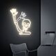 Skelett mit erhobenen Händen LED-Neonschild für Bar und Wohnzimmer