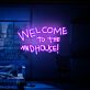 Brighten Your Bar, Office, and Home Décor with the "Welcome To The Madhouse" LED Neon Sign - The Perfect Moving Gift for Any Space!