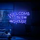 Brighten Your Bar, Office, and Home Décor with the "Welcome To The Madhouse" LED Neon Sign - The Perfect Moving Gift for Any Space!