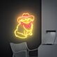 Cowboy Katze LED-Neonschild Wohnzimmer Kinderzimmer