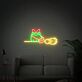 Brighten Up Your Space: Wizard Frog Led Neon Sign for Enchanting Home, Office, Store Decor, and Glorious Bar or Wedding Ambiance