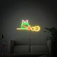 Brighten Up Your Space: Wizard Frog Led Neon Sign for Enchanting Home, Office, Store Decor, and Glorious Bar or Wedding Ambiance