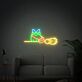 Brighten Up Your Space: Wizard Frog Led Neon Sign for Enchanting Home, Office, Store Decor, and Glorious Bar or Wedding Ambiance