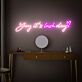 Yay it's lash day LED-Neonschild für Kosmetikstudio
