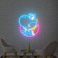 Cartoon-Dinosaurier LED-Neonschild für Kinderzimmer Gamingzimmer