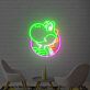 Cartoon-Dinosaurier LED-Neonschild für Kinderzimmer Gamingzimmer
