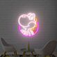 Cartoon-Dinosaurier LED-Neonschild für Kinderzimmer Gamingzimmer