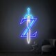 Bring the Adventure to Your Space: Zelda Led Neon Sign Legend Of Zelda Art, Perfect for Gaming Rooms, Bars, and Fan Events.