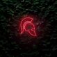 Spartanischer Helm LED-Neonschild Wohnzimmer Büro